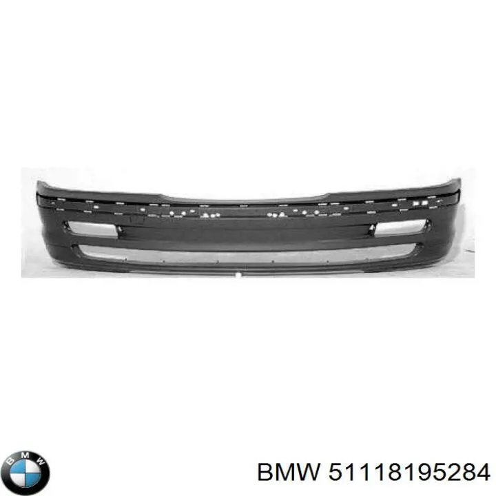 51118195284 BMW Бампер передний