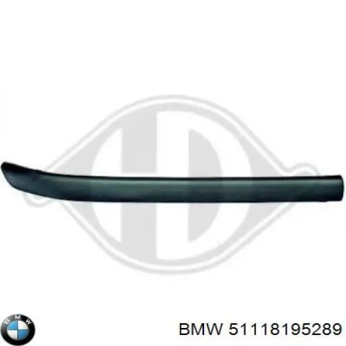 Купити 7025180 Autotechteile Накладка бампера переднього, ліва