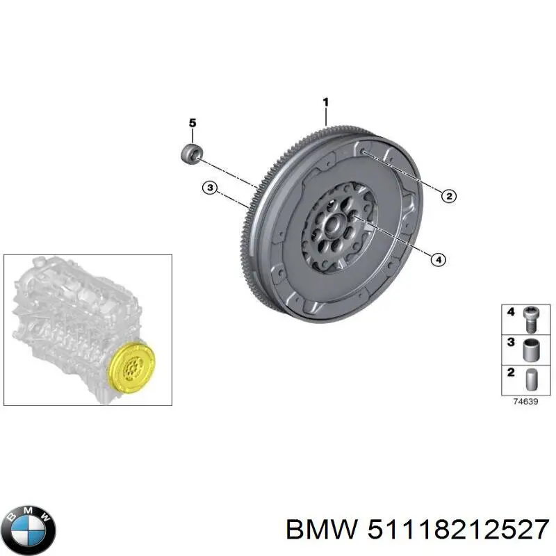 Заглушки буксирувального гака 51118159353 BMW