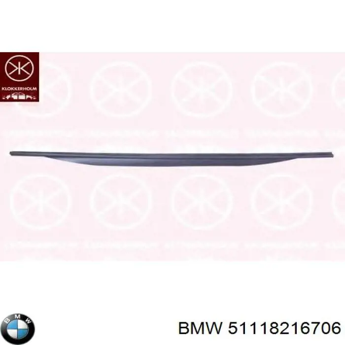 Купити 51118216706 BMW Нижня накладка на передній бампер