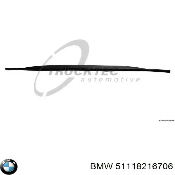 Накладка на передній бампер на BMW 5 (E39)