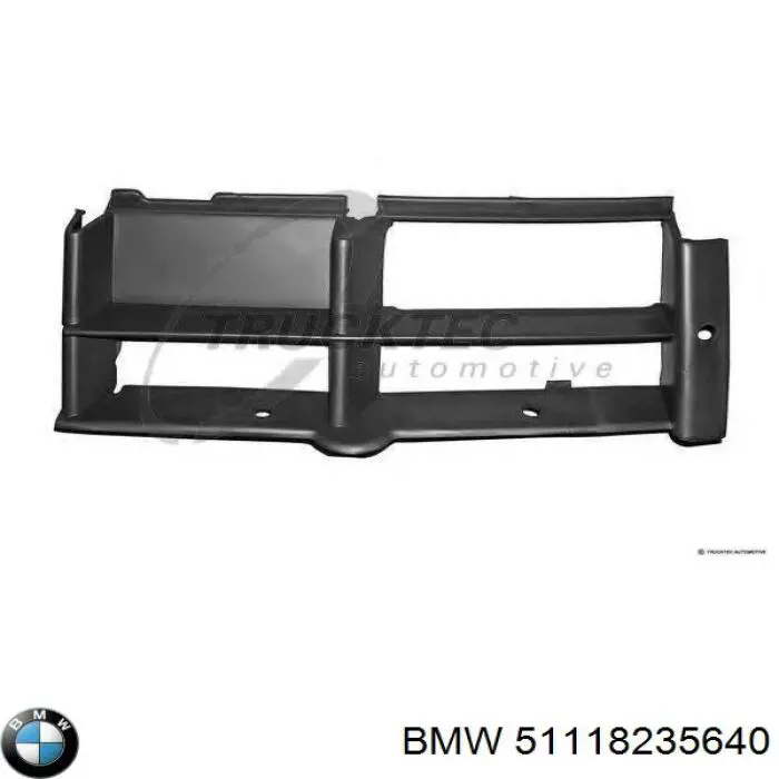 Купити 51118235640 BMW Решітка переднього бампера, права
