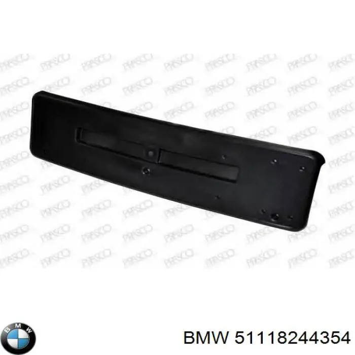 51118244354 BMW Панель кріплення номерного знака, переднього