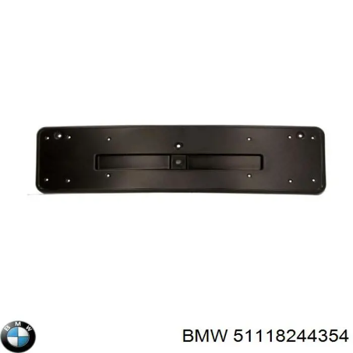 Кріплення переднього номера автомобіля BMW 51118244354 ціна, від 23.70 USD