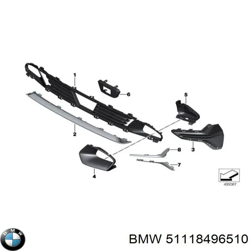  BMW 51118496510 ціна, від 30.51 USD