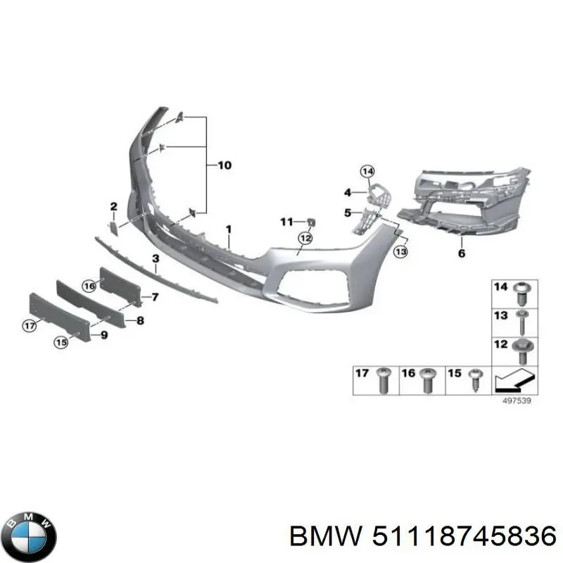  BMW 51118745836 ціна, від 40.98 USD