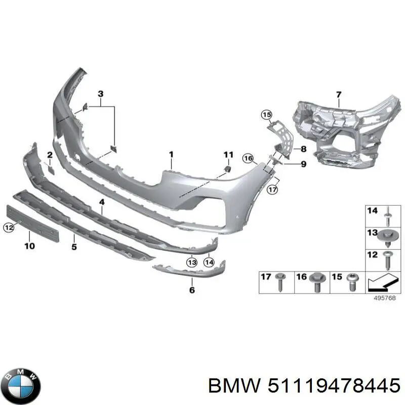 51119478445 BMW 