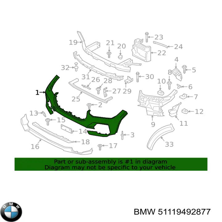  51119492877 BMW