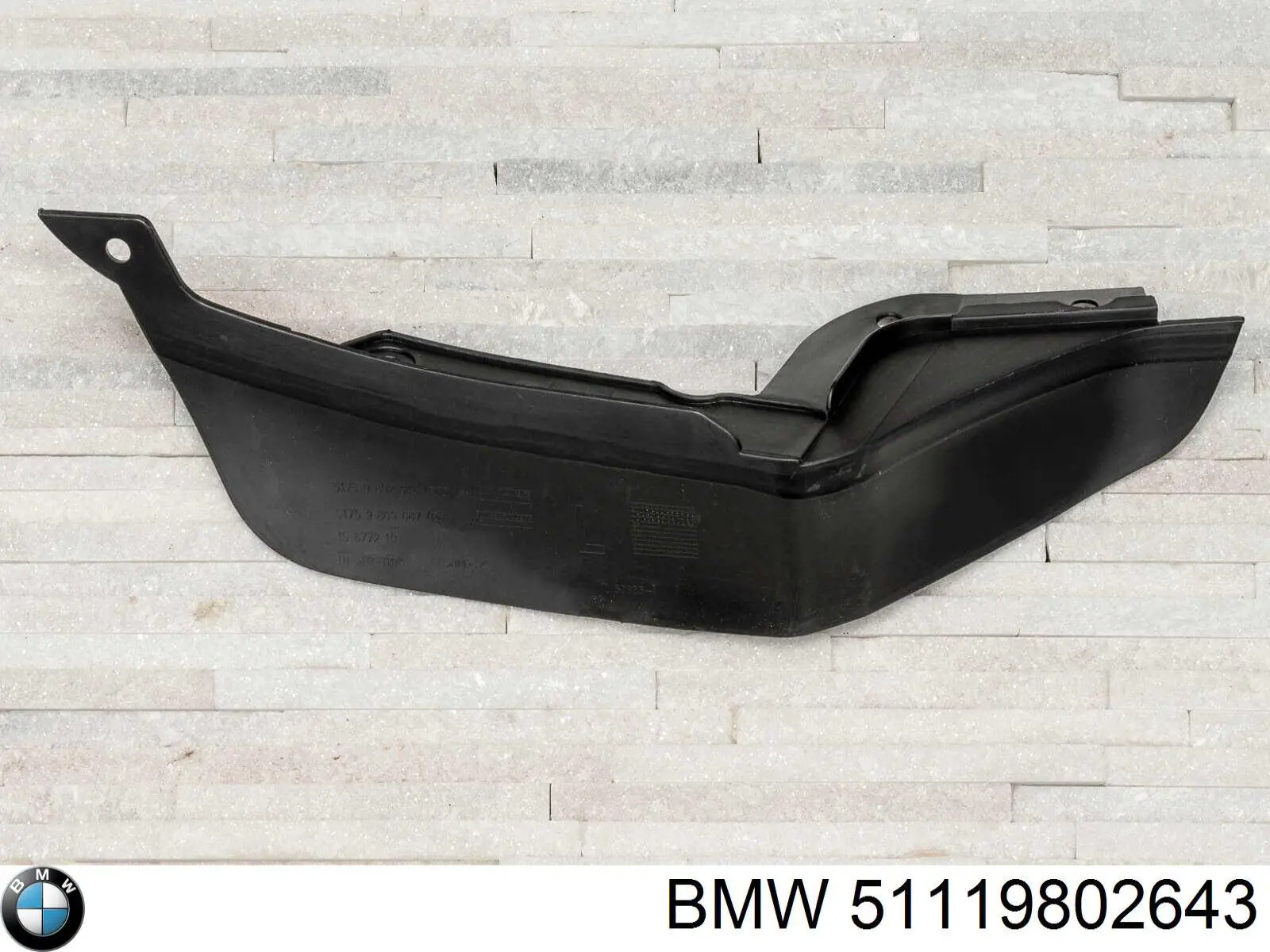Купити 51119802643 BMW Спойлер переднього бампера, лівий