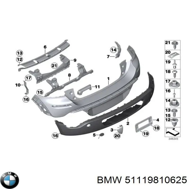  BMW 51119810625 ціна, від 70.20 USD