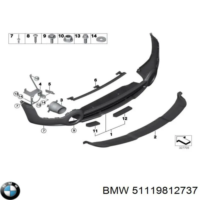 51119812737 BMW 