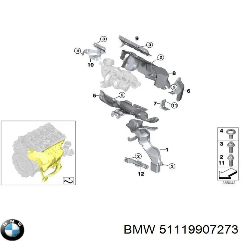 51119907273 BMW 