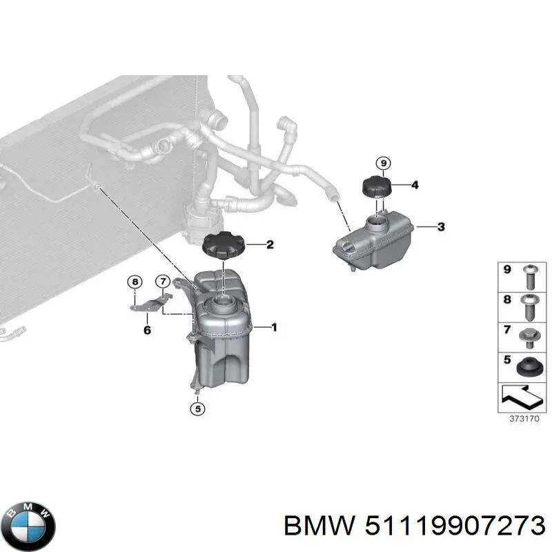 Купити 51119907273 BMW 