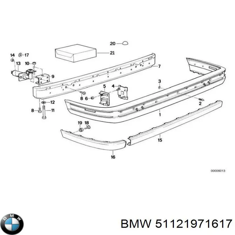  BMW 51121971617 ціна, від 103.29 USD