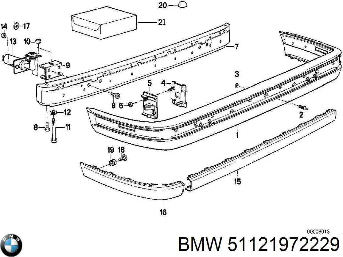 Купити 51121972229 BMW 