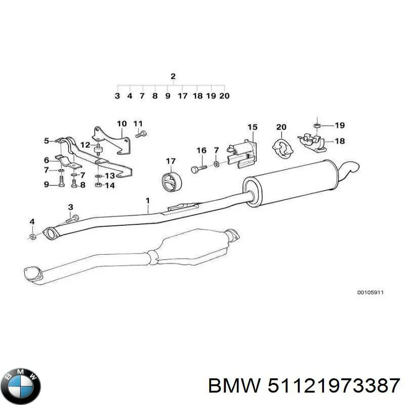  51121973387 BMW