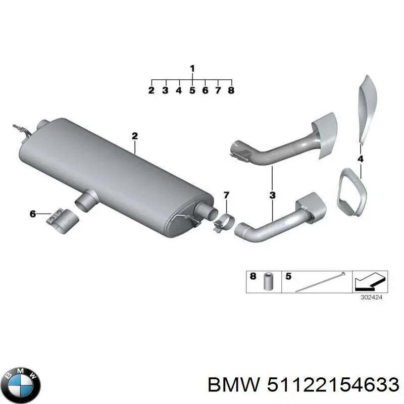 Решітка заднього бампера на BMW X6 (E71)