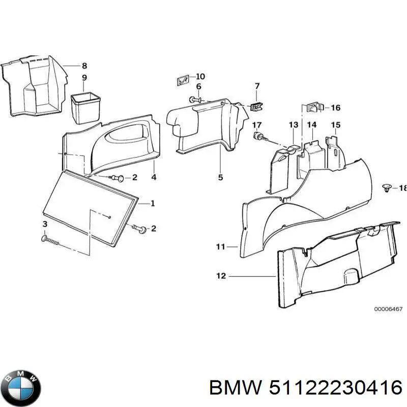 Кришка / пробка розширювального бачка BMW 51122230416 ціна, від 46.33 USD