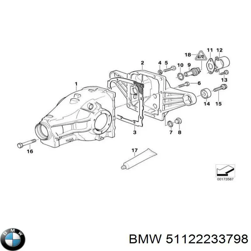 Купити 51122233798 BMW Кришка розширювального бачка