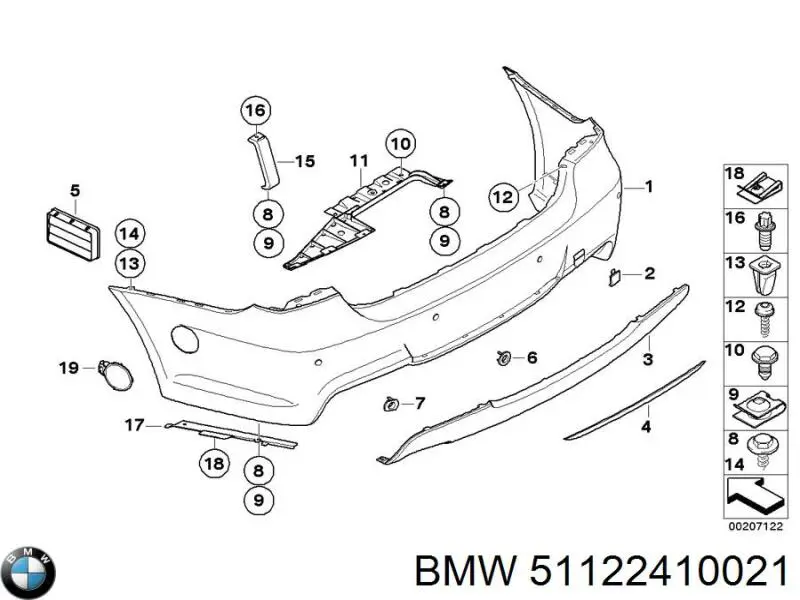 BMW 51122410021 ціна, від 41.80 USD