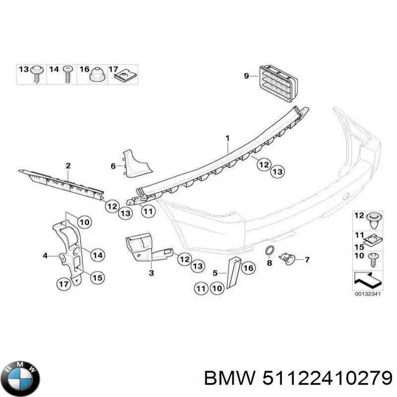  BMW 51122410279 ціна, від 113.71 USD