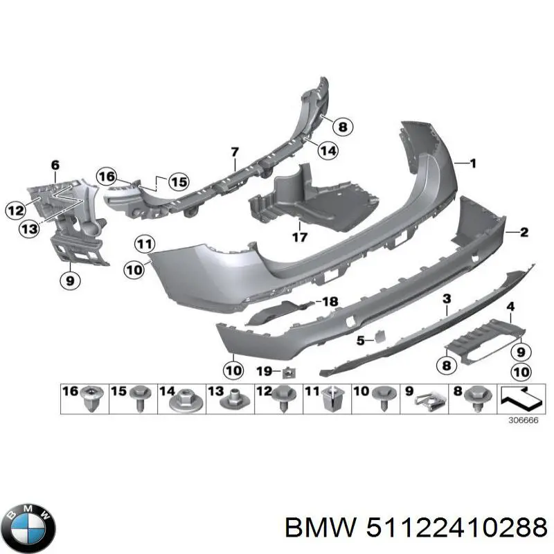  BMW 51122410288 ціна, від 69.38 USD