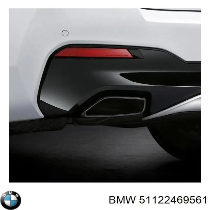 51122469561 BMW Заглушка бампера буксирувального гака, задня