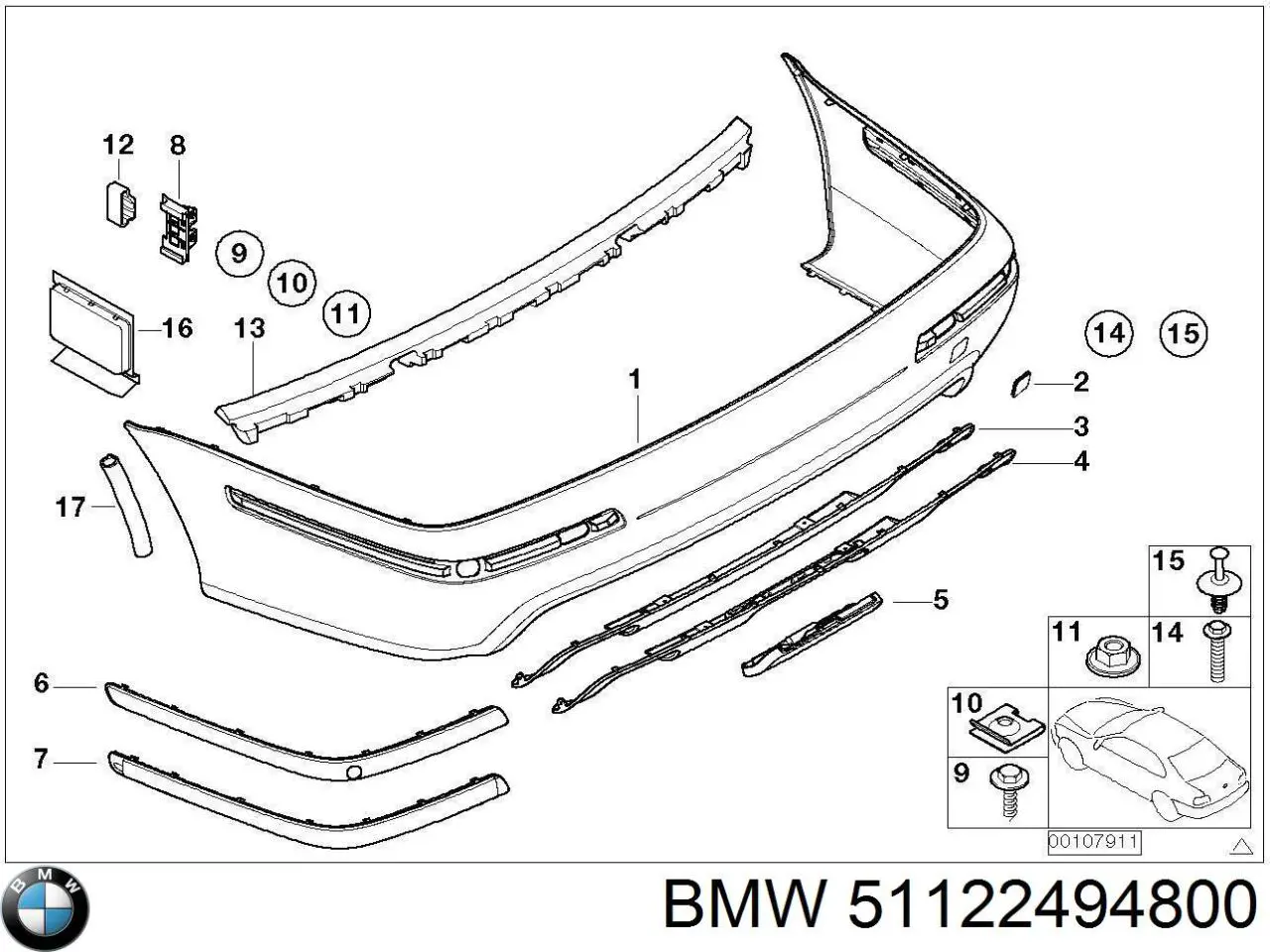 Купити 51122494800 BMW 