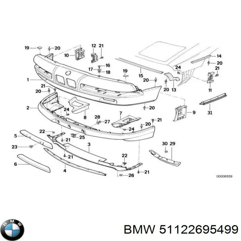  BMW 51122695499 ціна, від 75.71 USD