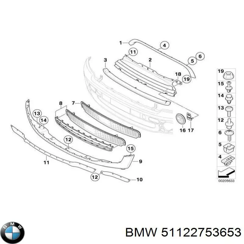  BMW 51122753653 ціна, від 39.12 USD