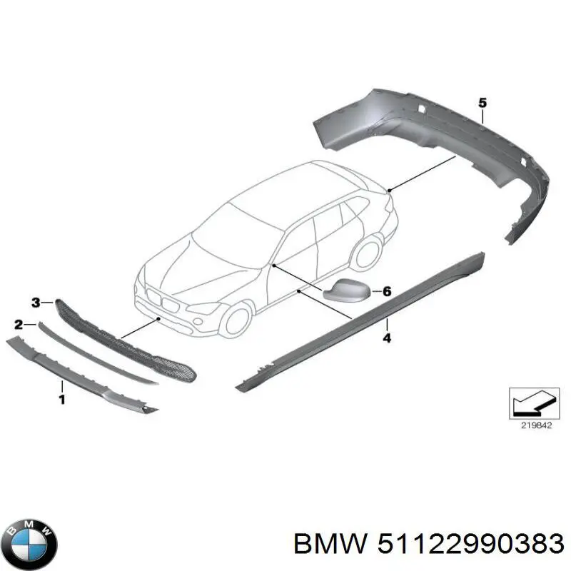  BMW 51122990383 ціна, від 21.09 USD