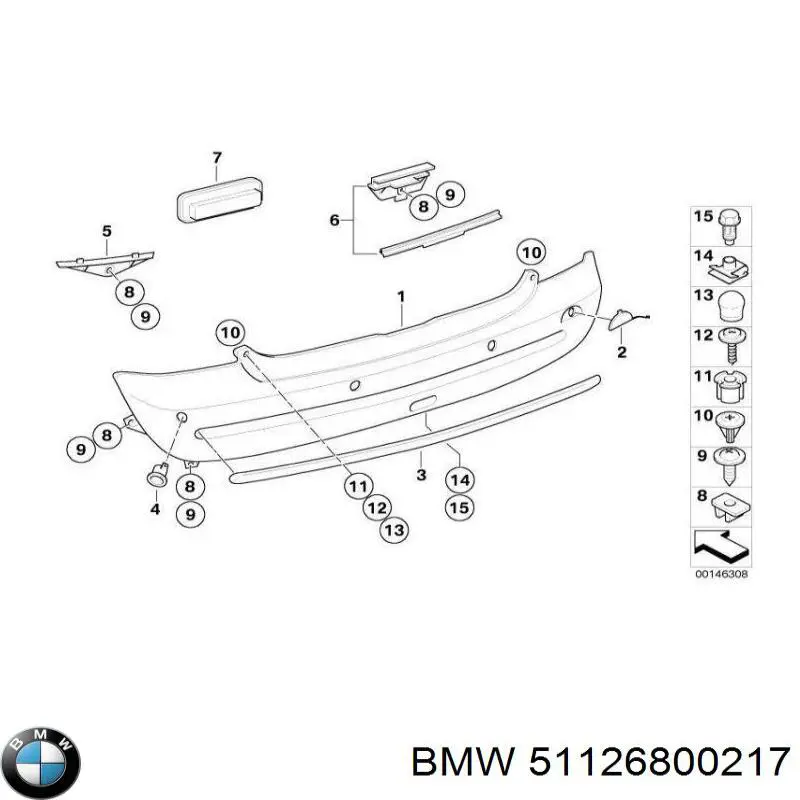  BMW 51126800217 ціна, від 97.22 USD