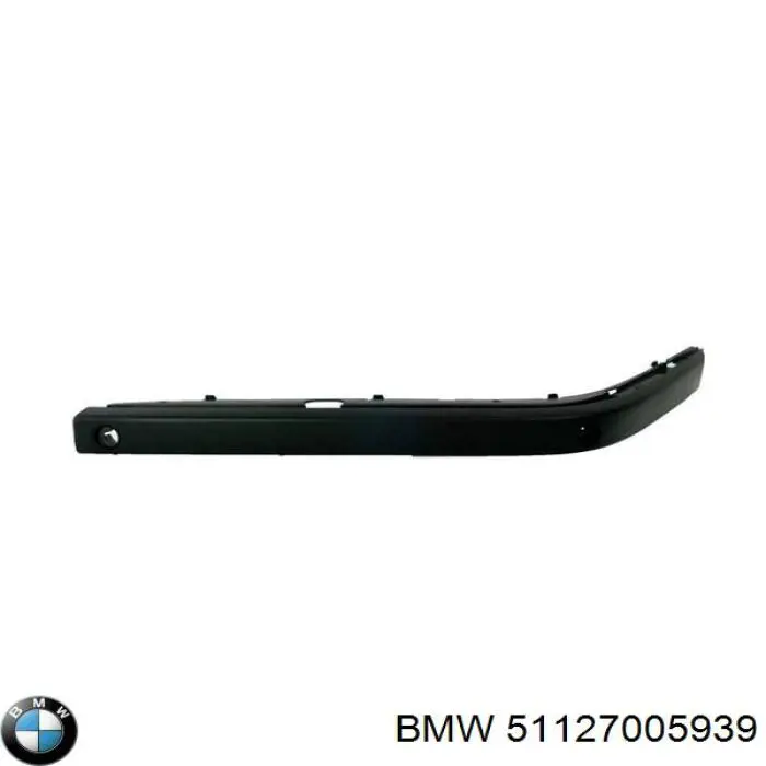 Купити 51127005939 BMW Молдинг заднього бампера, лівий