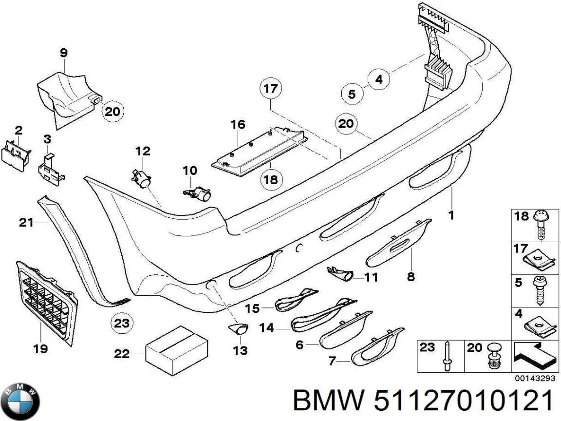  BMW 51127010121 ціна, від 53.12 USD