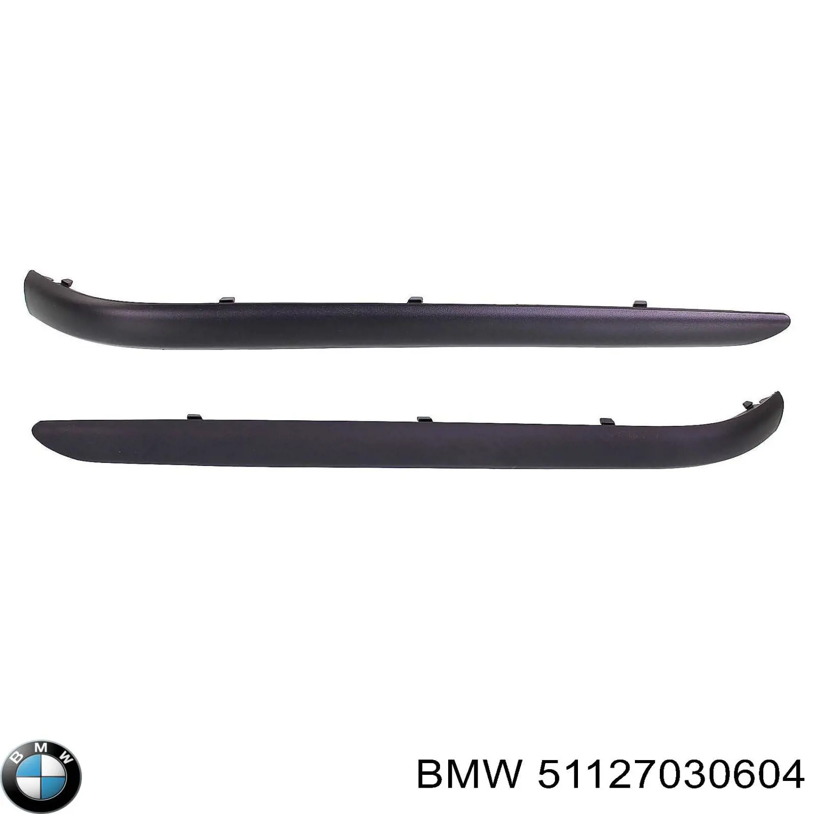Молдинг заднього бампера, правий 51127030604 BMW