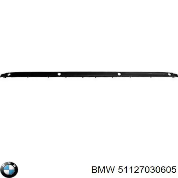 Купити 51127030605 BMW Молдинг заднього бампера, центральний