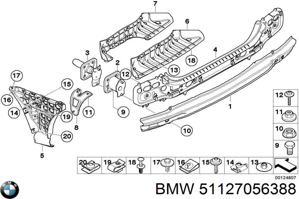 Купити 51127056388 BMW 