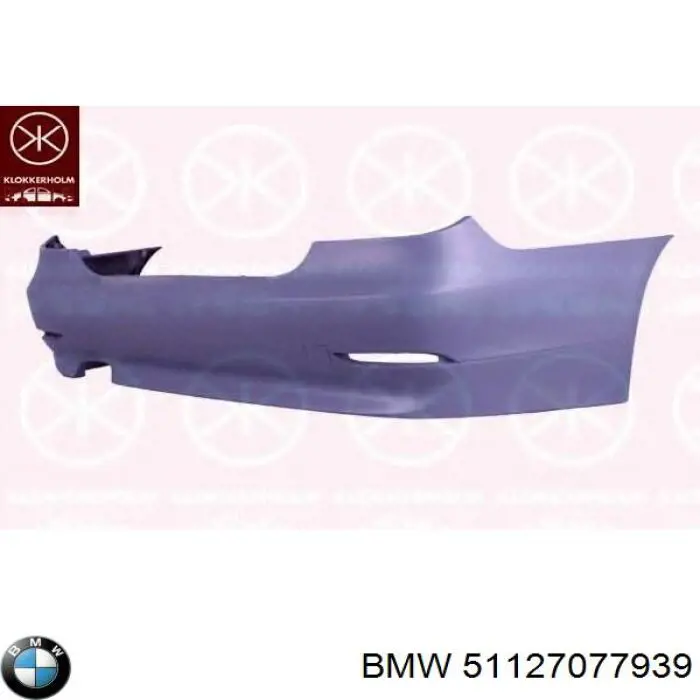 Кожух бампера заднього BMW 51127077939 ціна, від 100.35 USD