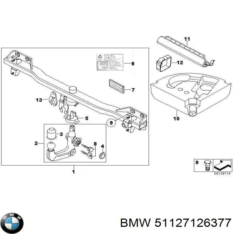  BMW 51127126377