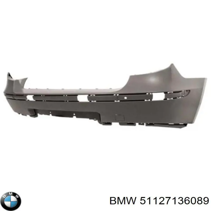 Кожух бампера заднього BMW 51127136089 ціна, від 124.34 USD