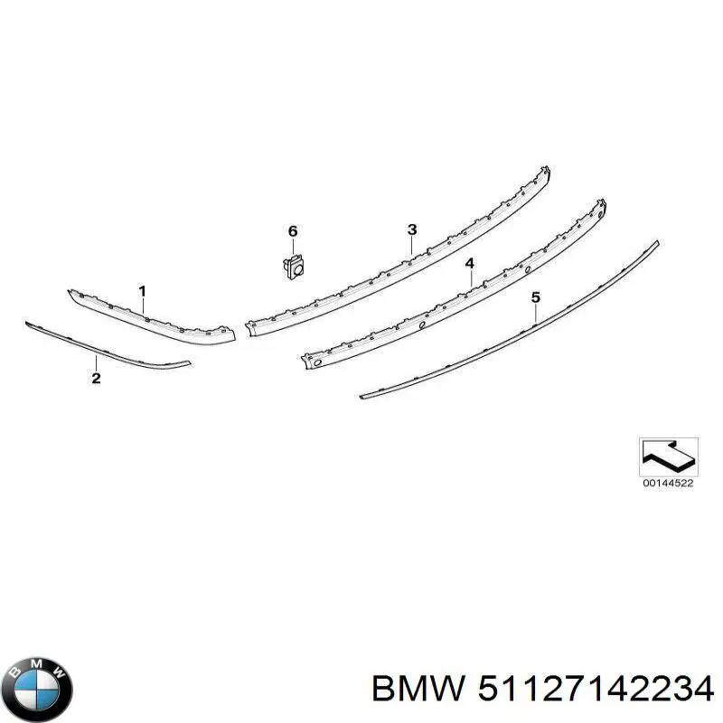  BMW 51127142234 ціна, від 38.00 USD
