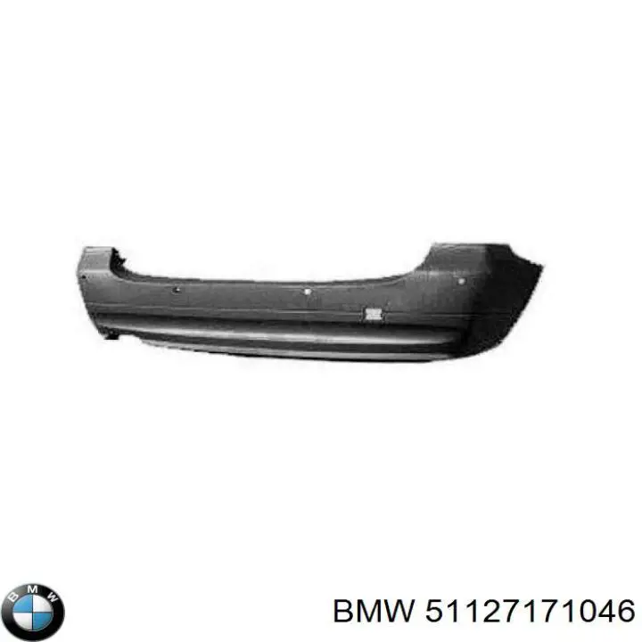 Бампер задній 51127171046 BMW