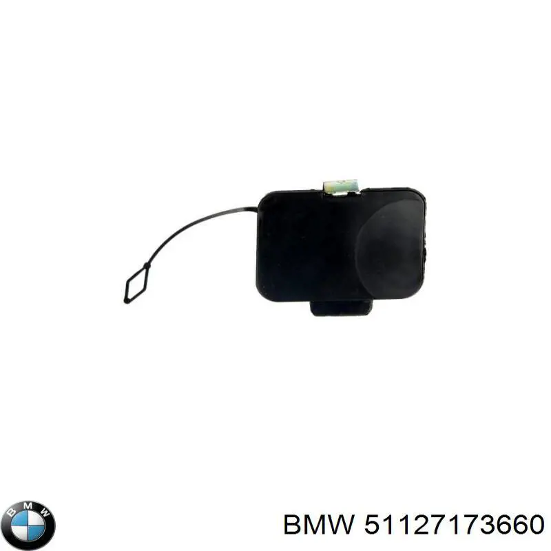 Купити 51127173660 BMW Заглушка бампера буксирувального гака, задня