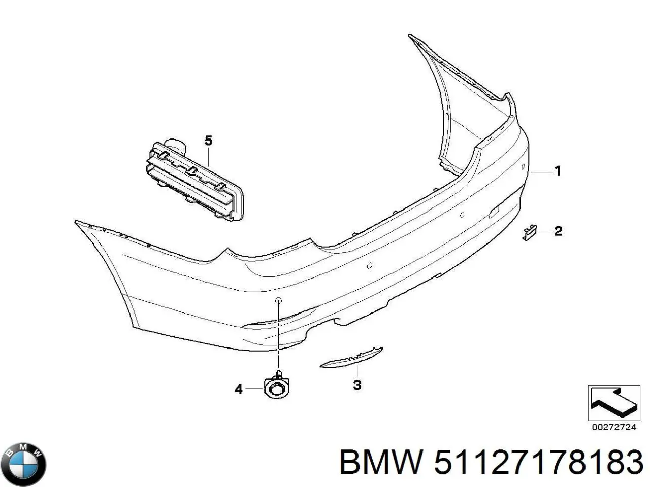 7125191 Autotechteile Заглушка бампера буксирувального гака, передня