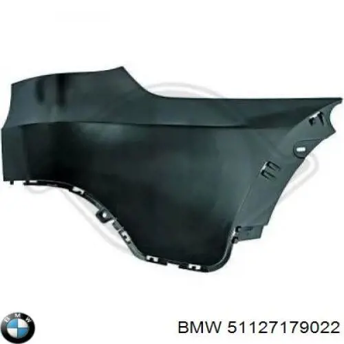 Бампер задній, нижня частина BMW 51127179022 ціна, від 25.33 USD