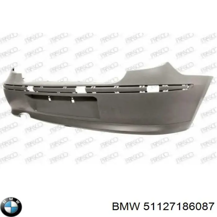 Кожух бампера заднього BMW 51127186087 ціна, від 128.87 USD