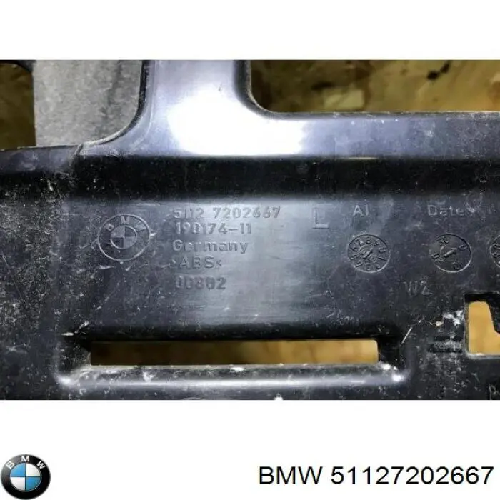 Купити 51127202667 BMW Направляюча заднього бампера, ліва
