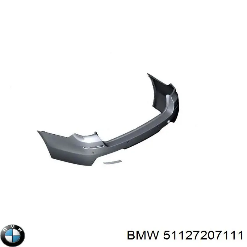51127207111 BMW Лівий кронштейн заднього бампера
