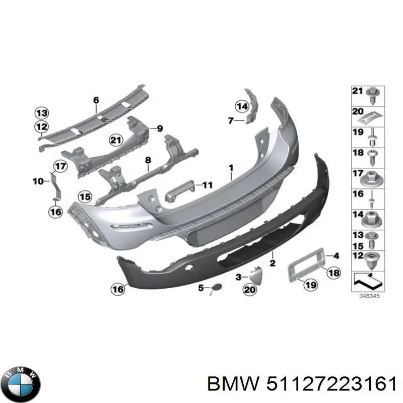 Купити 51127223161 BMW 