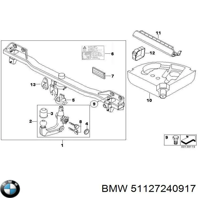 Купити 51127240917 BMW 